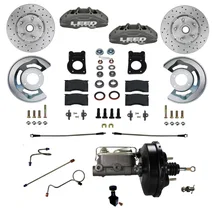 Power Front Kit with Drilled Rotors and Anodized Calipers image 1