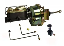 Power Hydraulic Kit with pre-bent lines and adjustable valve for Ford Mustang image 1