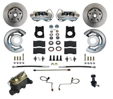 Manual Front Kit with Plain Rotors and Zinc Plated Calipers image 1