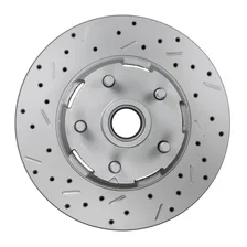 Power Front Kit with Drilled Rotors and Zinc Plated Calipers image 7