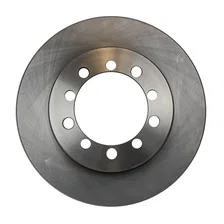 Front Spindle Kit with Plain Rotors and Zinc Plated Calipers for Jeep image 2