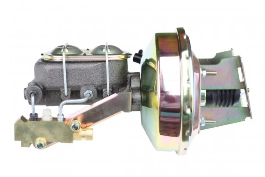 9 inch power booster, 1-1/8 inch bore master disc/disc (Zinc)
