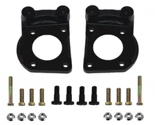 Power Front Kit with Plain Rotors and Zinc Plated Calipers image 5