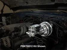 Power booster kit 8 inch dual booster 1-1/8 inch flat top (Chrome) image 2