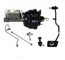Power Front Kit with Drilled Rotors and Red Powder Coated Calipers image 5