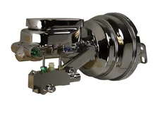 Front Power 2" Drop Spindle Kit with Plain Rotors and Zinc Plated Calipers image 3