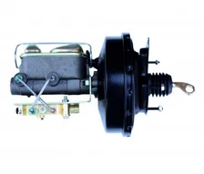 9 inch power booster 1 inch bore master cylinder disc/disc (Black) image 1
