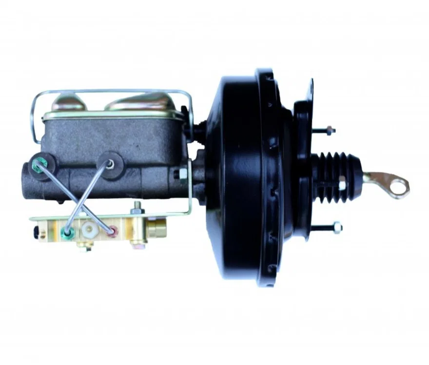 9 inch power booster 1 inch bore master cylinder disc/disc (Black)