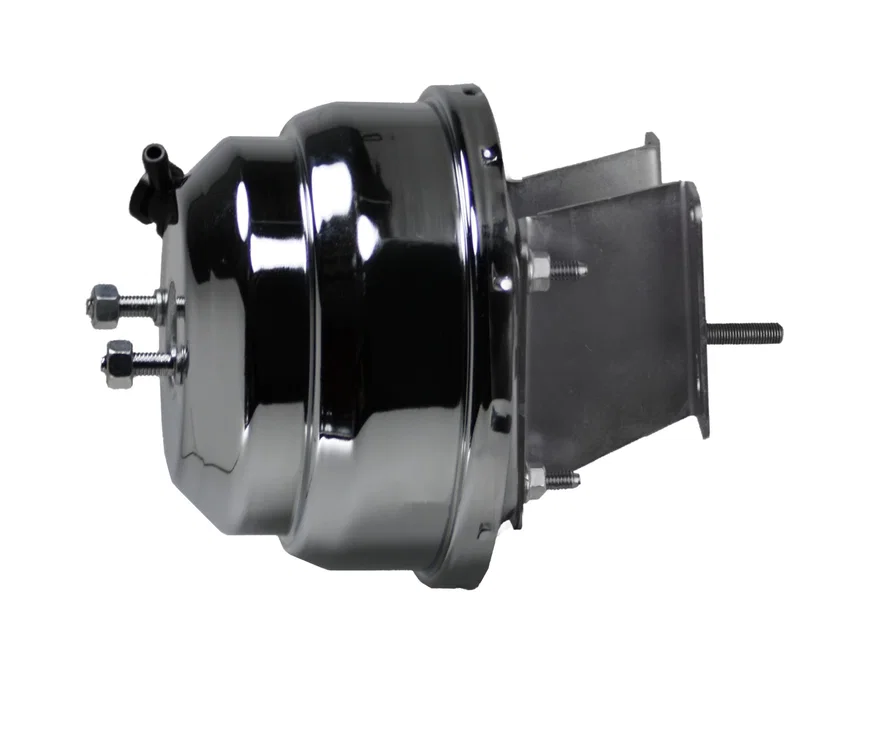 8 inch dual power brake booster with bracket (Chrome)
