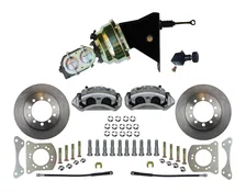 Power Front Kit with Plain Rotors and Zinc Plated Calipers for Ford Bronco image 1