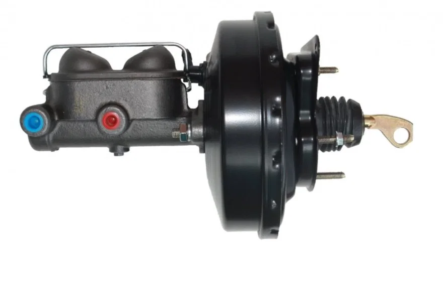 9 inch power booster 1 inch bore master cylinder drum/drum (Black)