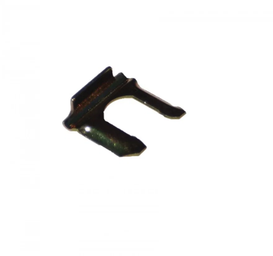 Horseshoe clip for flxible brake hose