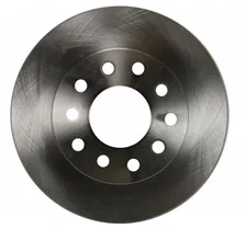 Rear Disc Brake Kit  with Plain Rotors and Zinc Plated Calipers image 2