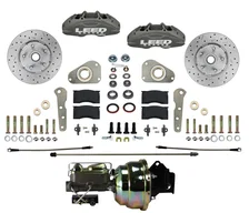 Power Front Kit with Drilled Rotors and Anodized Calipers image 1