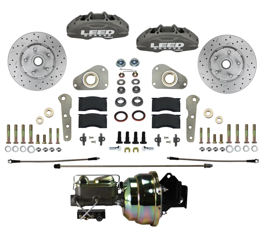 Power Front Kit with Drilled Rotors and Anodized Calipers