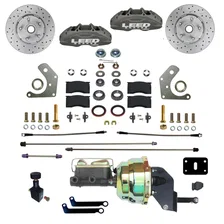 Power Front Kit with Drilled Rotors and Anodized Calipers image 1