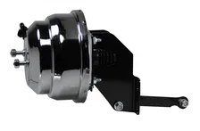 8 inch dual power brake booster with bracket (Chrome) image 1