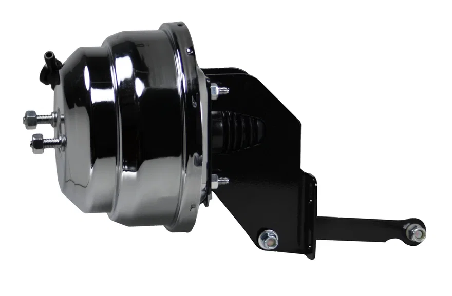 8 inch dual power brake booster with bracket (Chrome)