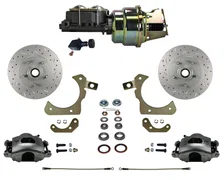 Power Front Kit with Drilled Rotors and Zinc Plated Calipers for Chevrolet image 1