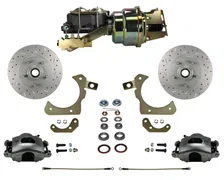 Power Front Kit with Drilled Rotors and Zinc Plated Calipers for Chevrolet image 1