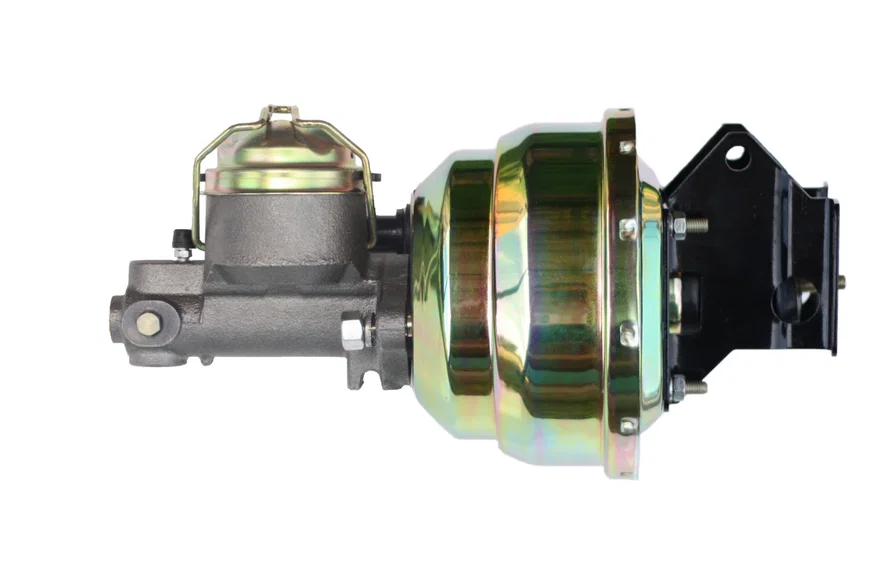 8 inch dual power booster, 1 inch bore master (Zinc)