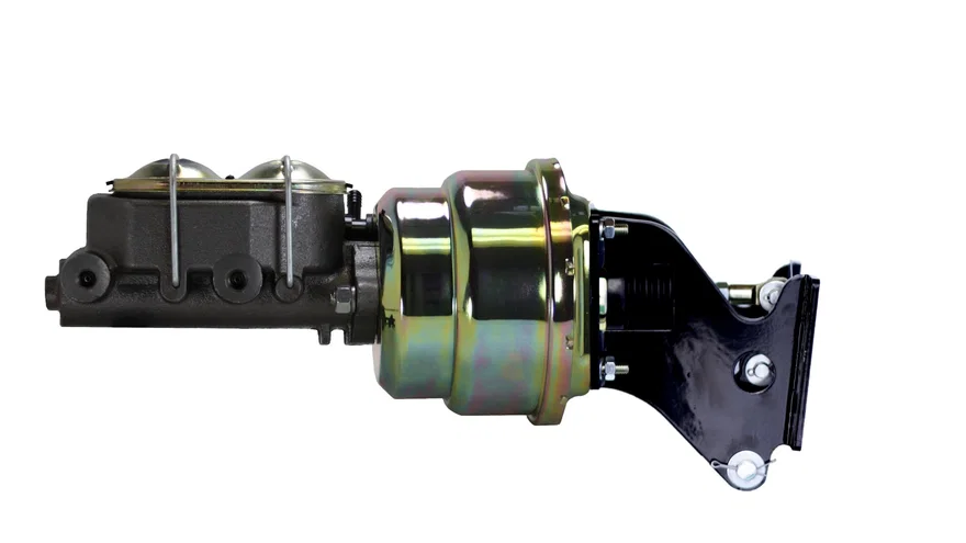7 inch Dual  power brake booster , 1-1/8 inch Bore master (Zinc)