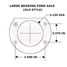 Rear Disc Brake Kit with Drilled Rotors and Zinc Plated Calipers image 2