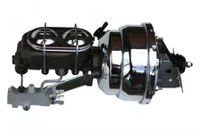 Front Power 2" Drop Spindle Kit with Plain Rotors and Zinc Plated Calipers image 3