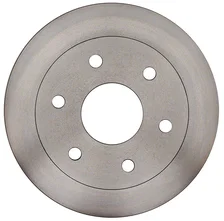 Rear Disc Brake Kit  with Plain Rotors and Zinc Plated Calipers image 5