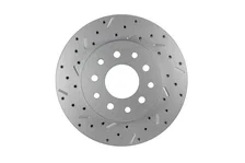 Rear Disc Brake Kit  with Drilled Rotors and Zinc Plated Calipers for Jeep image 7