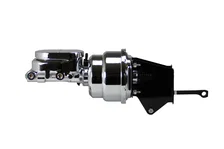 7 inch dual power booster, 1 inch bore master disc/disc (Chrome) for Jeep image 2