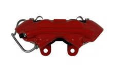Power Front Kit with Drilled Rotors and Red Powder Coated Calipers image 7