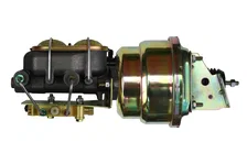 Power booster kit 7 inch dual booster 1 inch bore master disc/drum (Zinc) image 1
