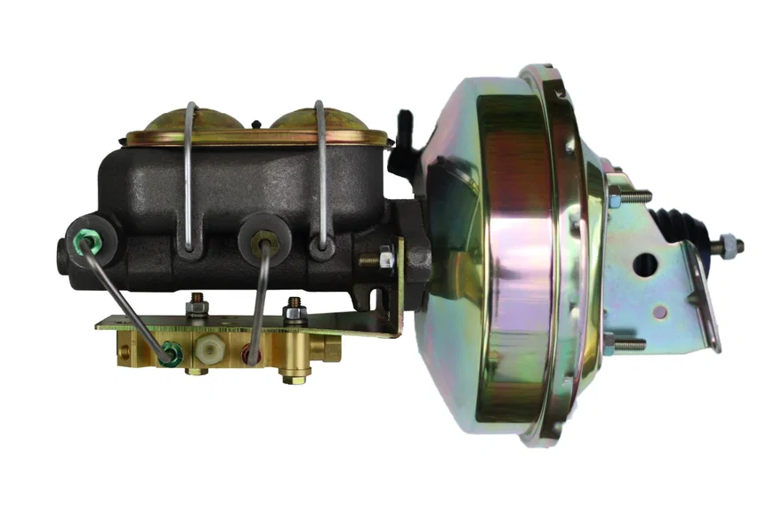 Power booster kit 9 inch booster 1 inch bore master disc/disc (Zinc)