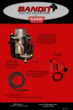 Rotary electric vacuum pump kit without canister image 4