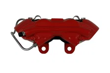 Power Front Kit with Drilled Rotors and Red Powder Coated Calipers image 6