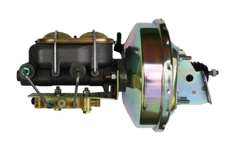 Power booster kit 9 inch booster 1-1/8 inch bore master disc/drum (Zinc)