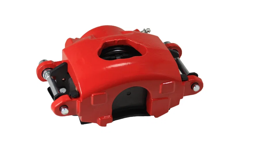 Caliper Single Piston GM Right side Red Powder Coated