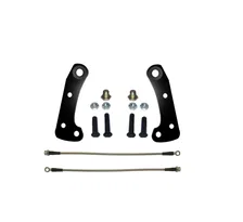 Front Spindle Kit with Drilled Rotors and Anodized Calipers image 5