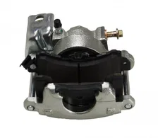 Rear Disc Brake Kit  with Drilled Rotors and Zinc Plated Calipers image 5