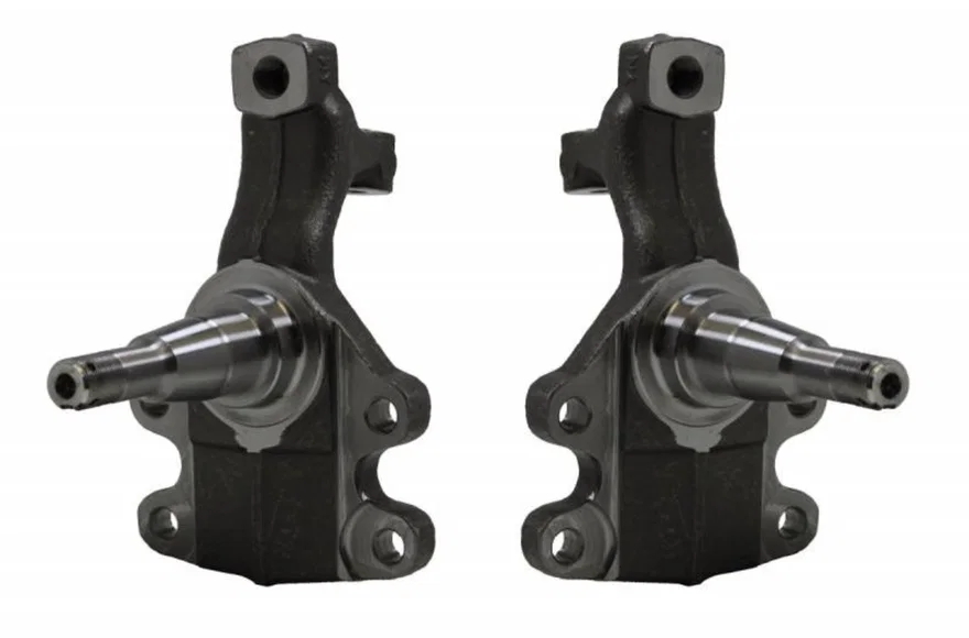 Front New pair of 2 inch drop disc brake spindles