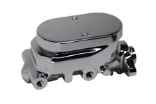 7 inch power booster, 1 inch bore flat top master disc/disc (Chrome) for Ford Mustang image 2