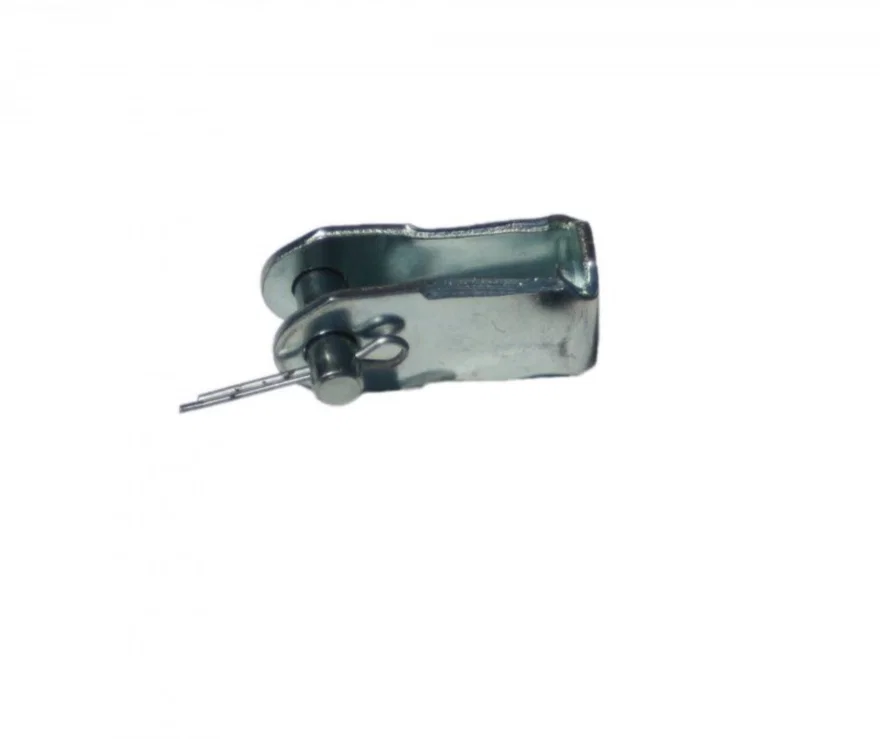 Power booster clevis with pin and clip