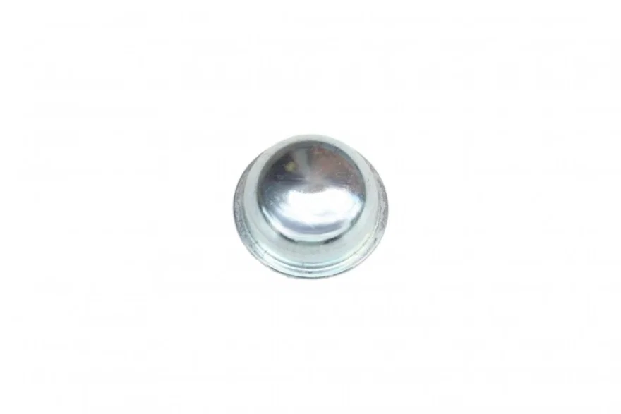Zinc plated wheel bearing dust cap