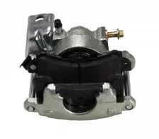 Rear Disc Brake Kit  with Plain Rotors and Zinc Plated Calipers image 4