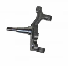 Front New pair of 2 inch drop disc brake spindles for Chevrolet Chevy II image 3
