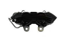Front Spindle Kit with Drilled Rotors and Black Powder Coated Calipers image 2