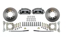 Front Spindle Kit with Plain Rotors and Zinc Plated Calipers for Jeep image 1