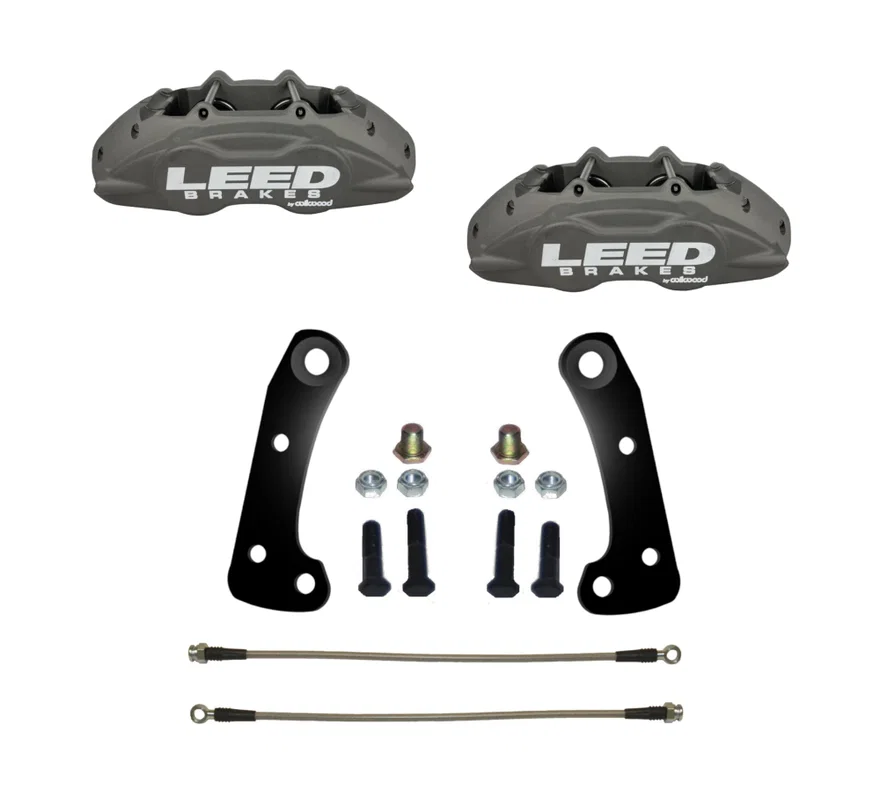 Front New fully tested loaded caliper with stainless steel pistons pair