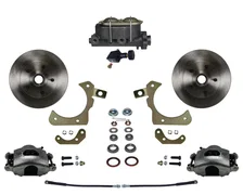 Manual Front Kit with Plain Rotors and Zinc Plated Calipers for Chevrolet image 1